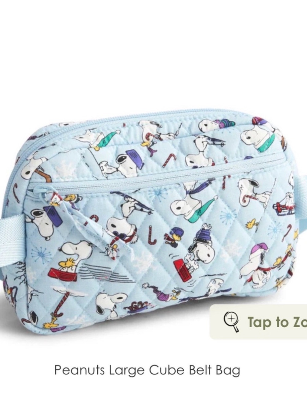 VB X Peanuts Large Belt Bag NWT